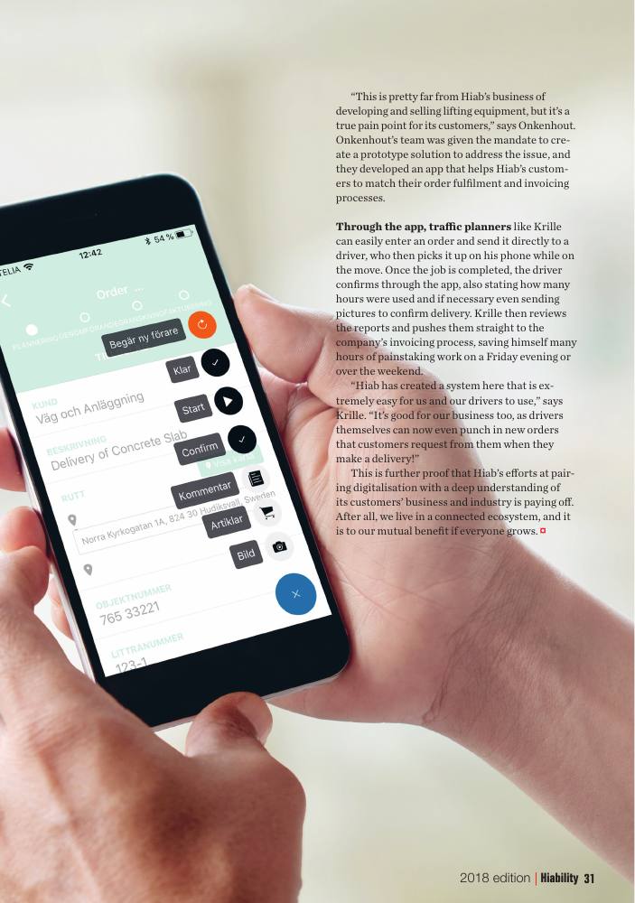 Hiability magazine 2018 edition, page 31