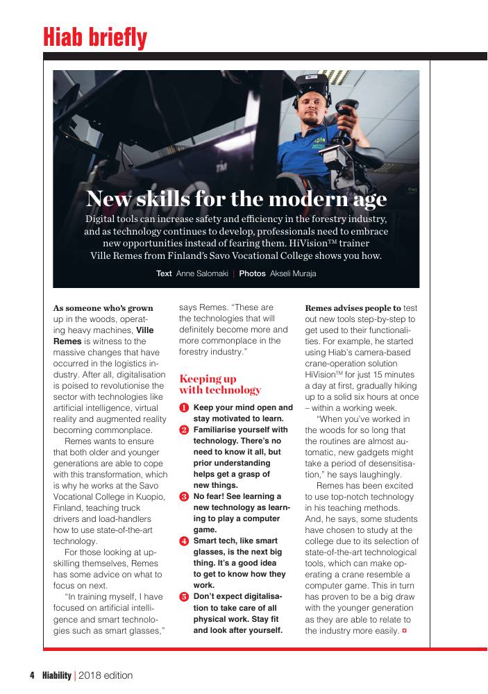 Hiability magazine 2018 edition, page 4