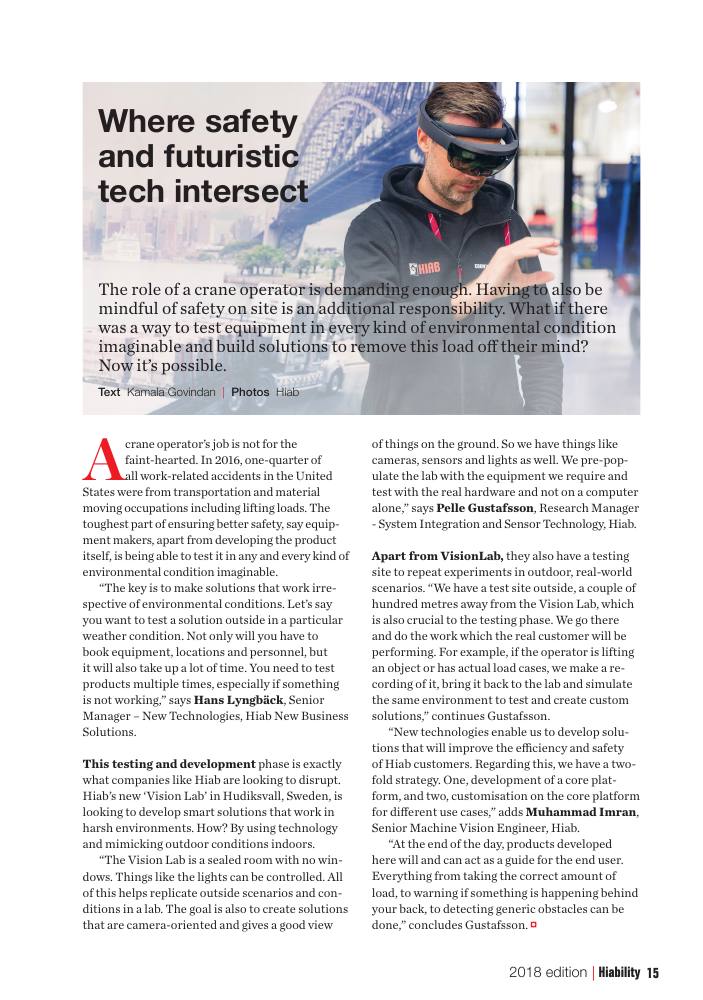 Hiability magazine 2018 edition, page 15