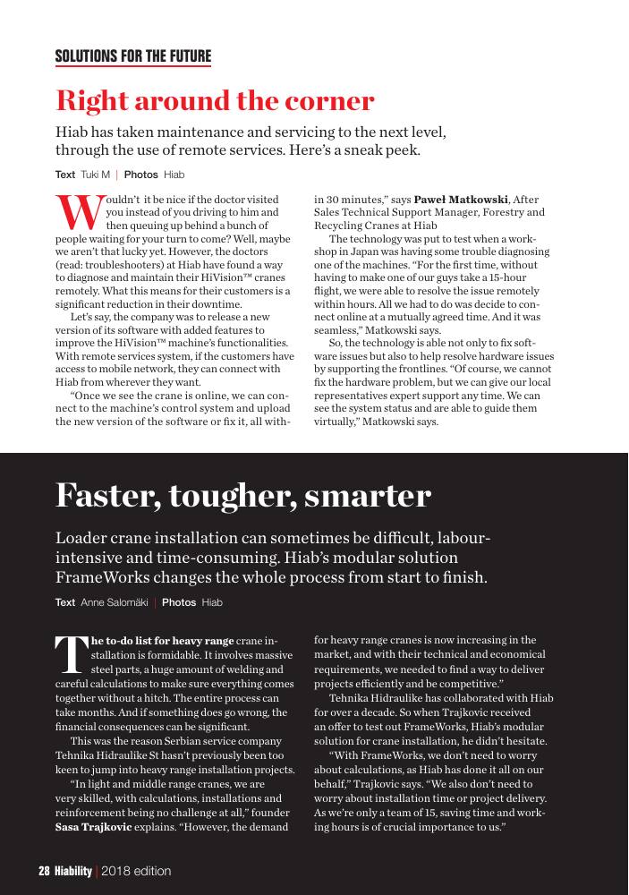 Hiability magazine 2018 edition, page 28